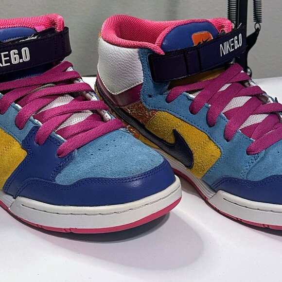 Nike 6.0 Mogan Mid 2 Sneakers β Size 9 β Rare 2009 Colorway - Picture 3 of 11